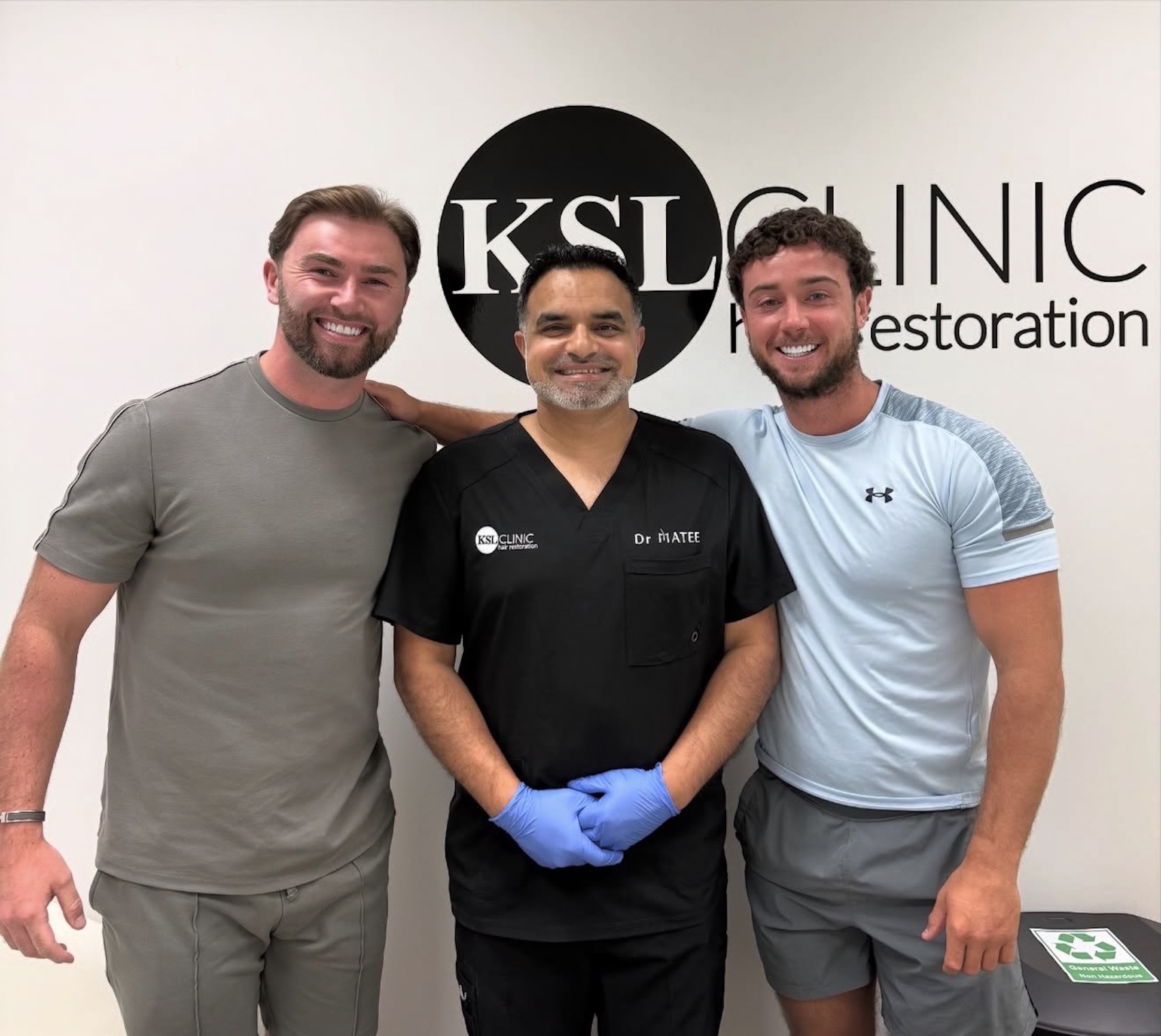 Dr Matee Rajput with patients